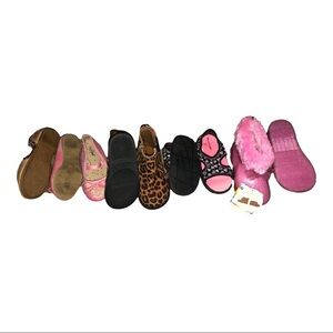 6pairs of little girl boots and shoes - size 6 used‎ & new
